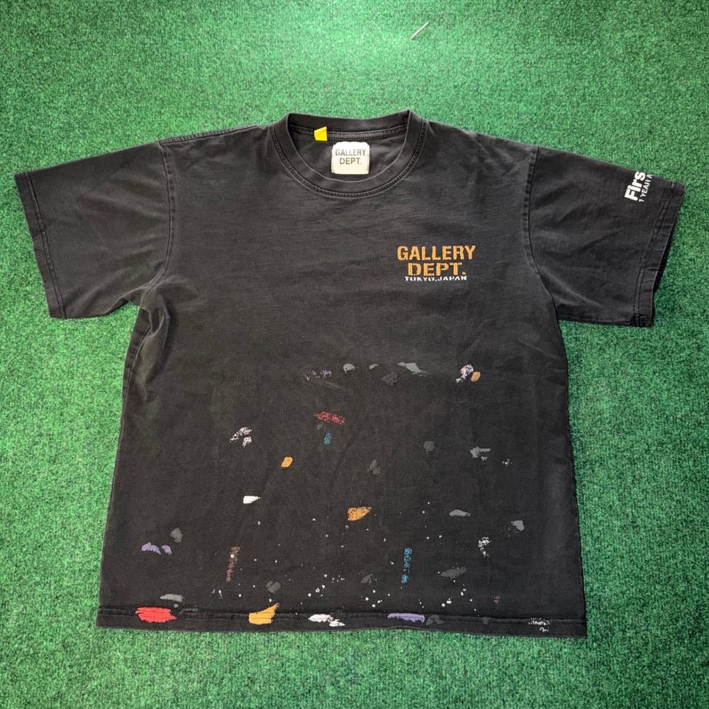 Gallery Dept Tokyo Japan Firsthand 1 Year Anniversary Splatter T-Shirt Mens M